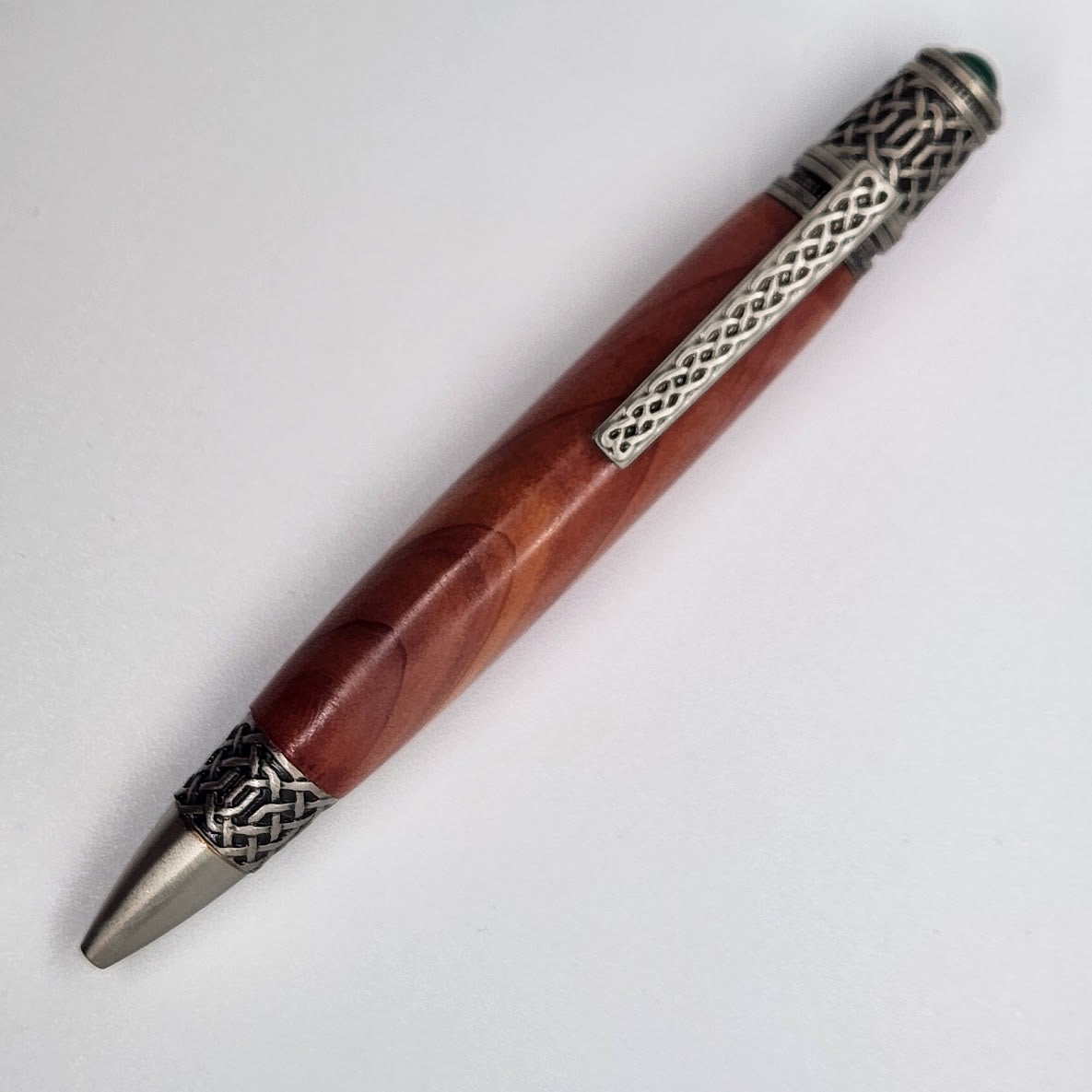 Celtic Pen - Cedar Wood w/ Pewter Finish