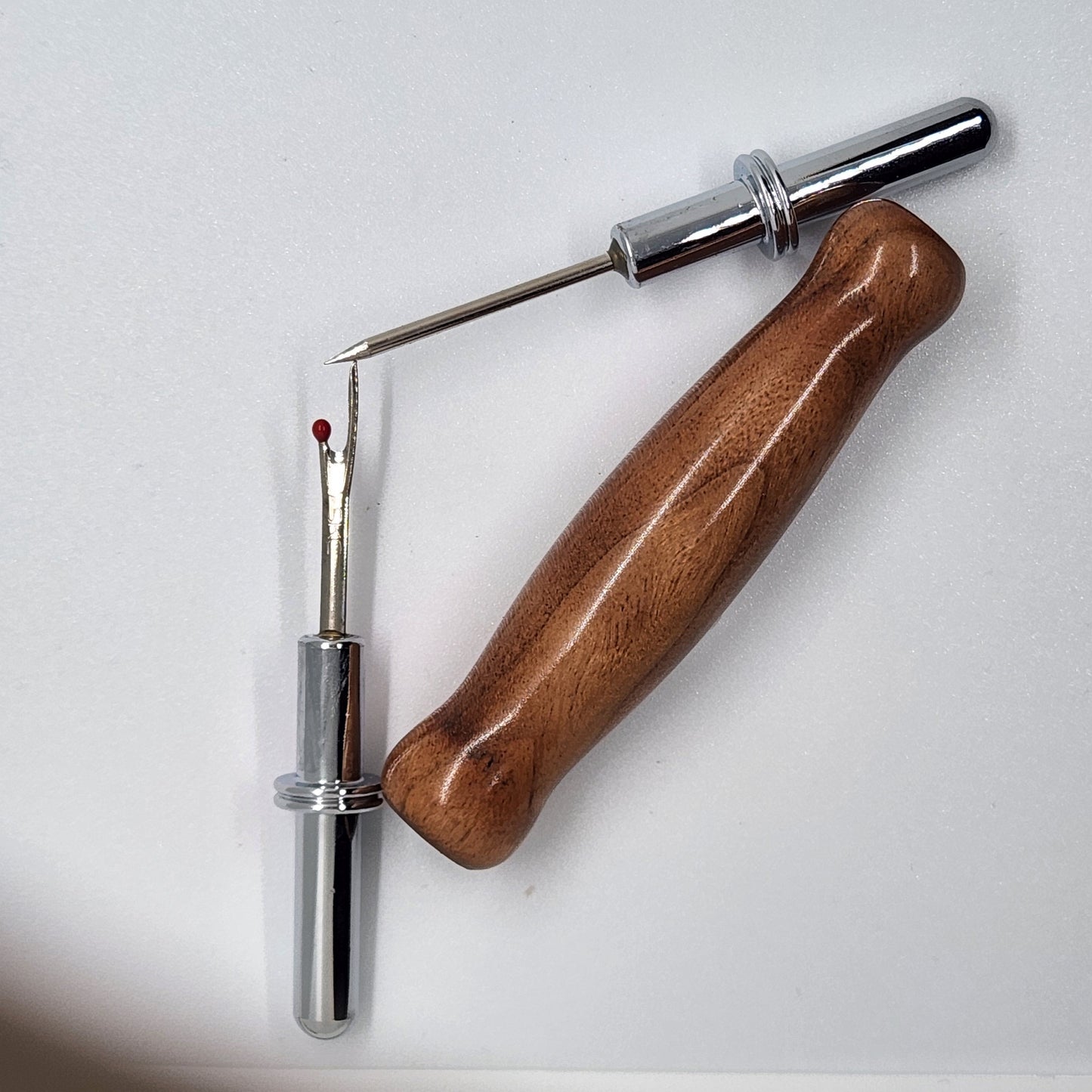 Seam Ripper Stiletto - Cherry w/ Chrome Finish
