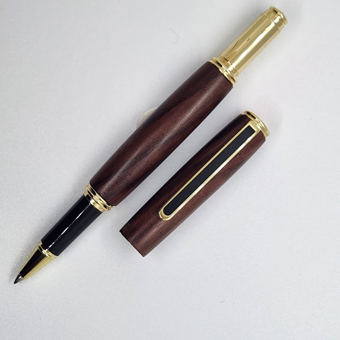 Rollerball Traditional Pen - Cocobolo Wood