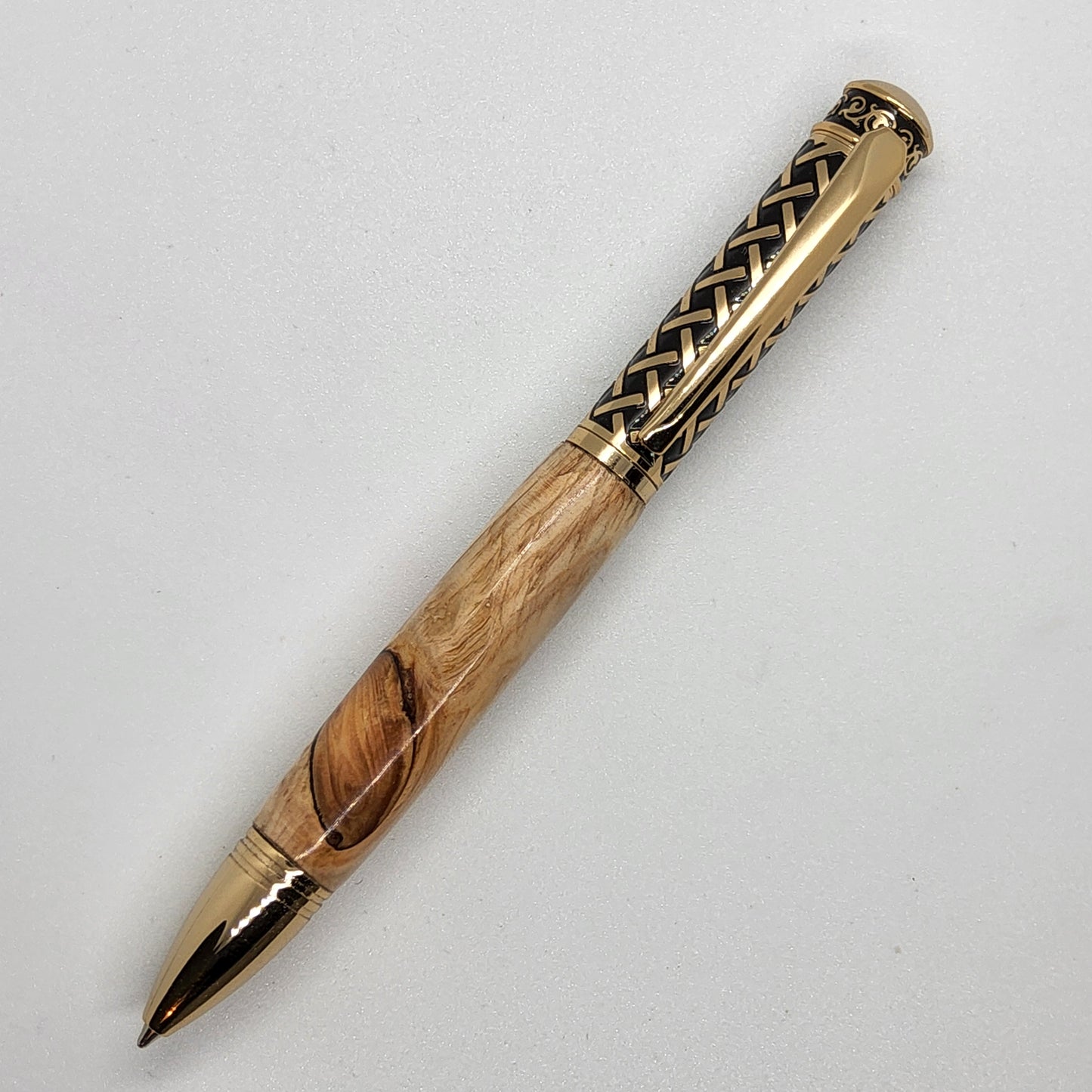 Gaelic Pen - Irish Cedar Wood w/ Gold Finish