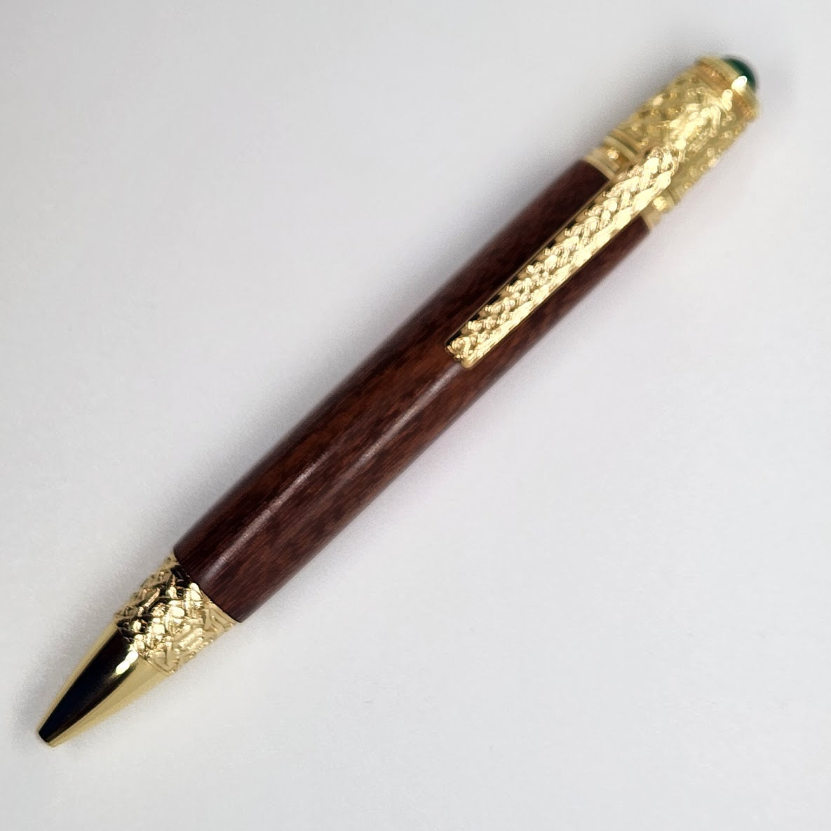Celtic Pen - Jobillo Wood w/ Gold Finish