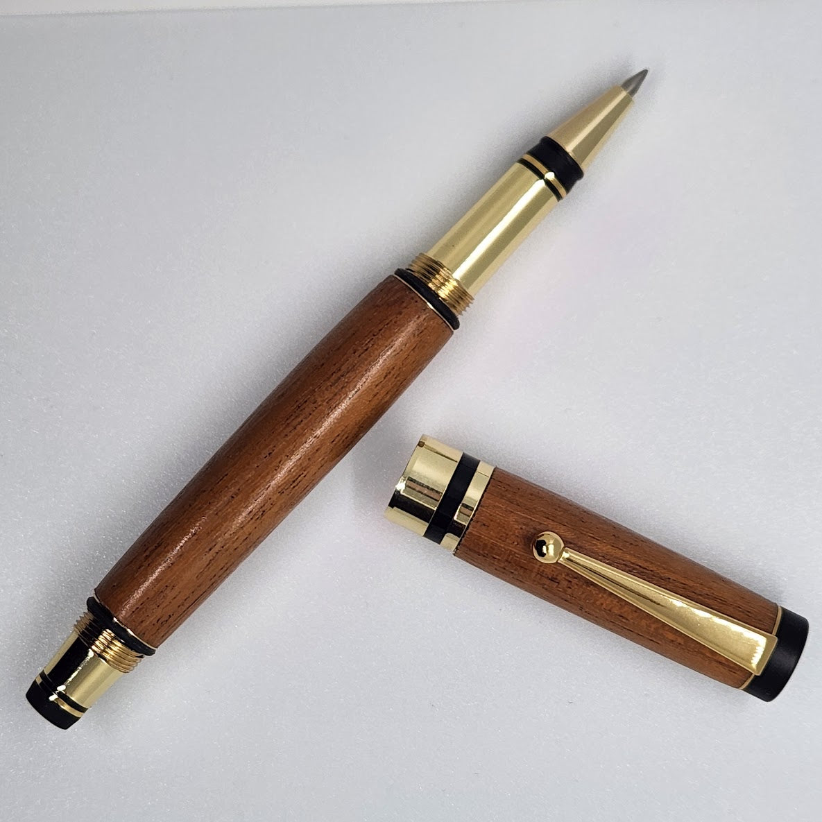 Rollerball Classic Pen - Mahogany Wood