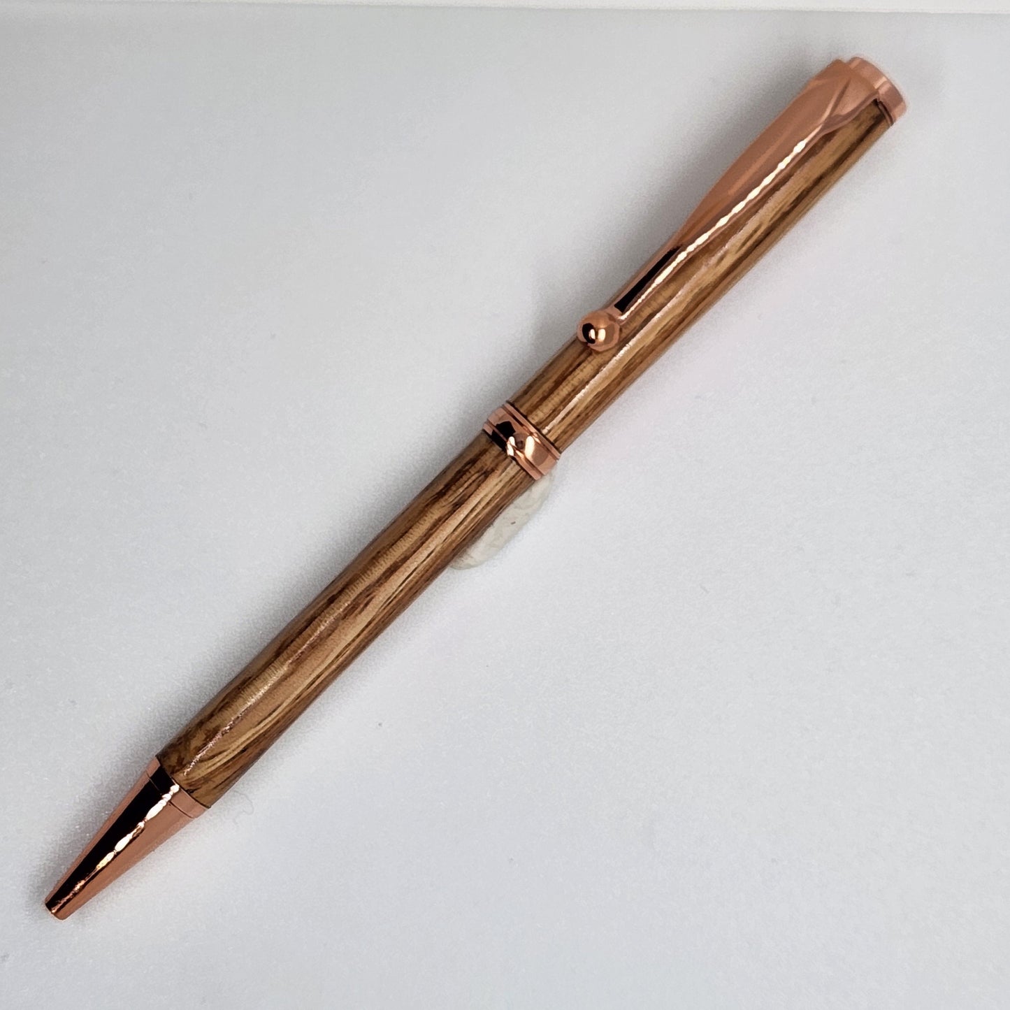 Slimline Pen - Oak Wood w/ Rose Finish
