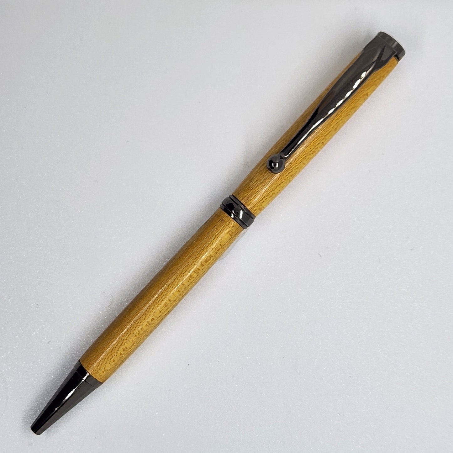 Slimline Pen - Osage Orange Wood w/ Gun Metal Finish