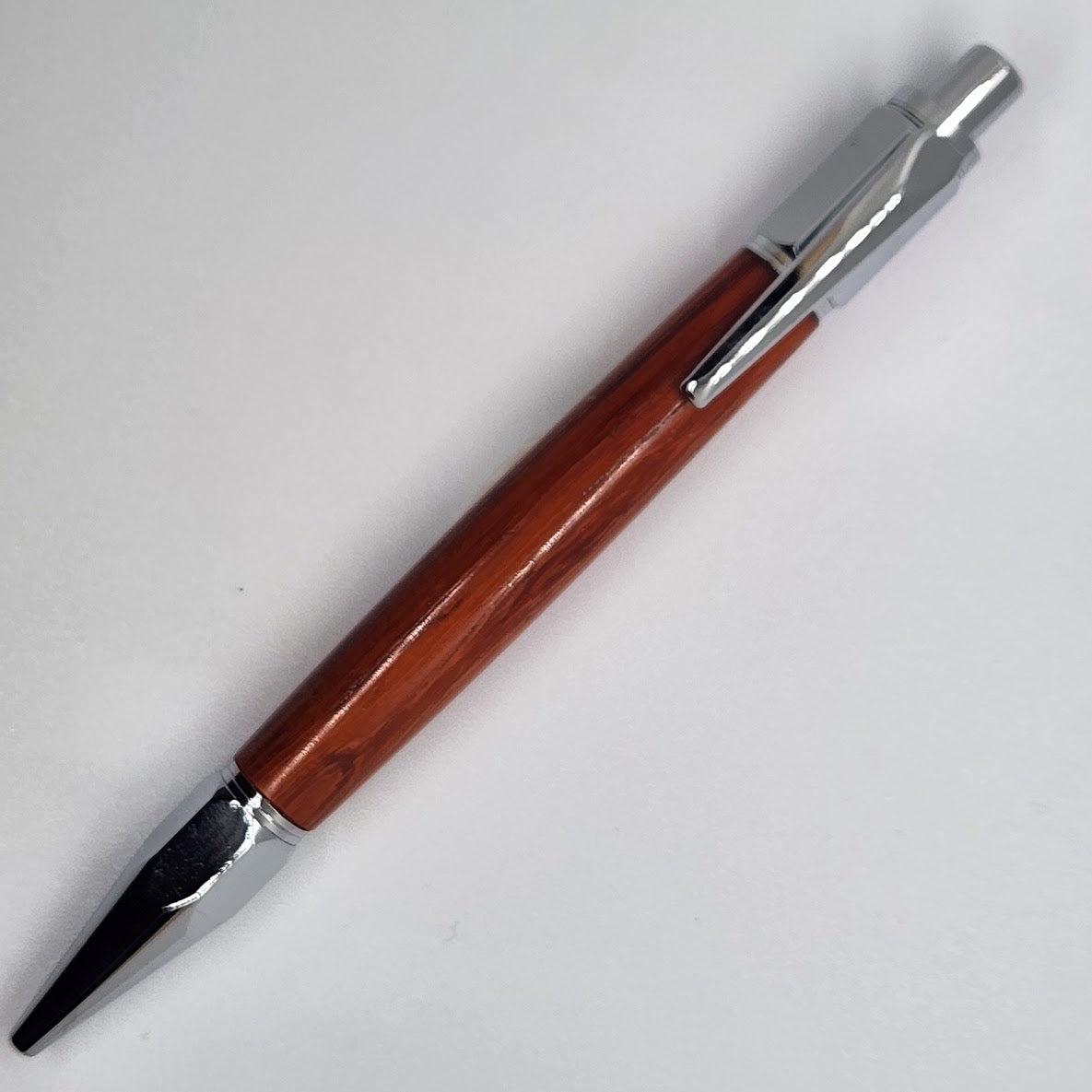 Vertex Pen - Padauk Wood w/ Chrome Finish