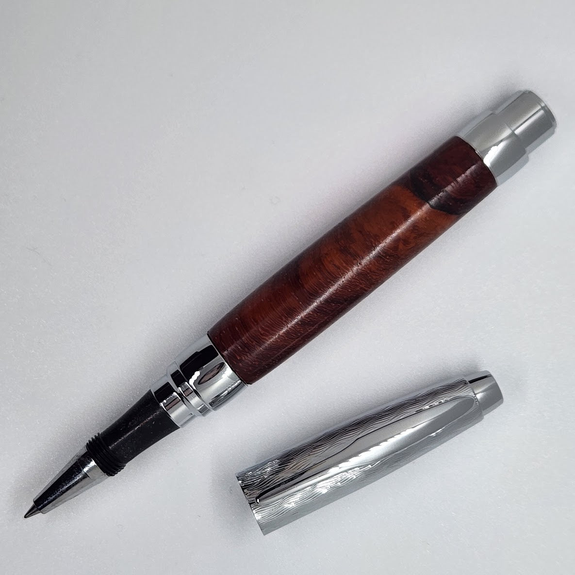 Rollerball Presimo Etched Pen - Padauk Wood
