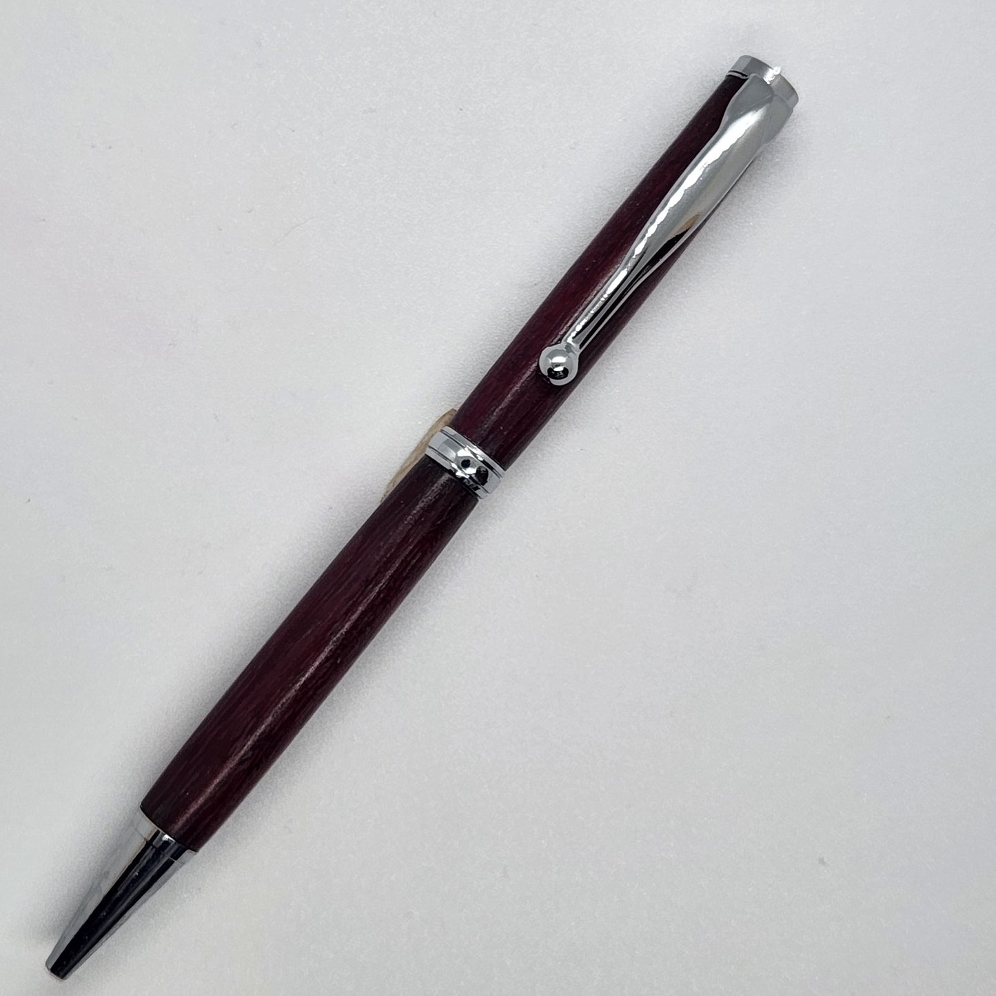 Slimline Pen - Purpleheart Wood w/ Chrome Finish