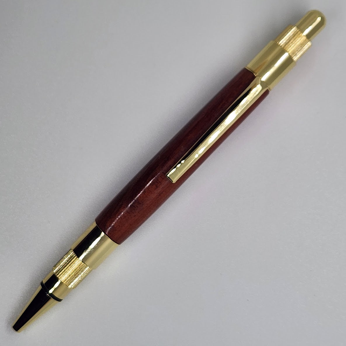 Stratus Pen - Redheart Wood w/ Gold Finish