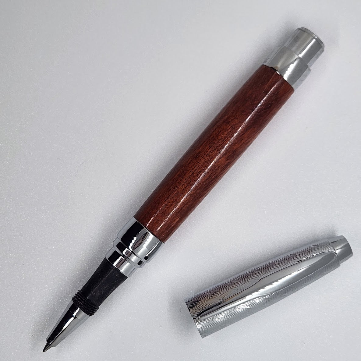 Rollerball Presimo Etched Pen - Redheart Wood
