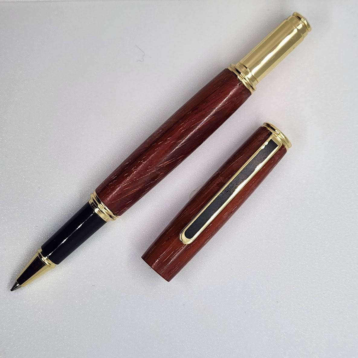 Rollerball Traditional Pen - Redheart Wood