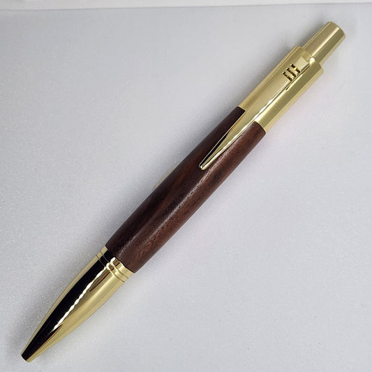 Vesper Pen - Walnut Wood w/ Gold Finish