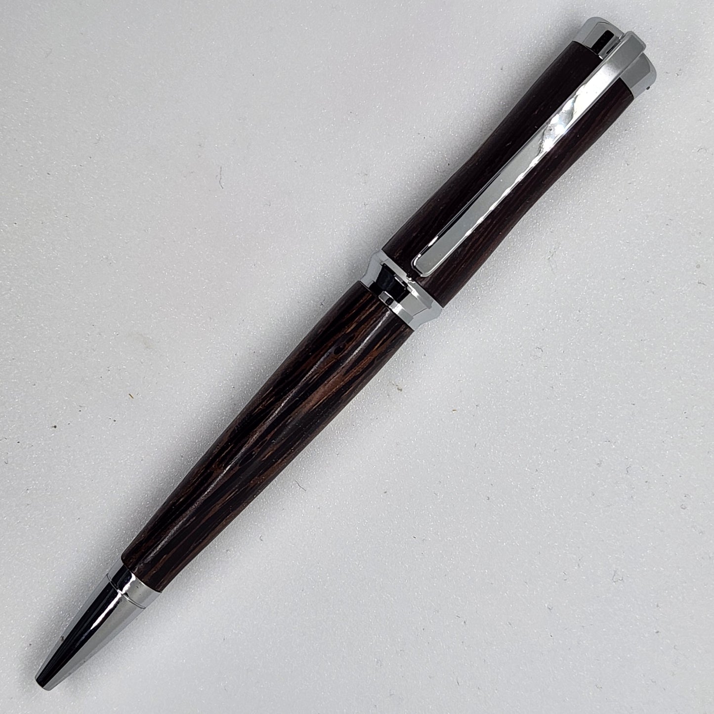 Concava Pen - Black Palm Wood w/ Chrome Finish
