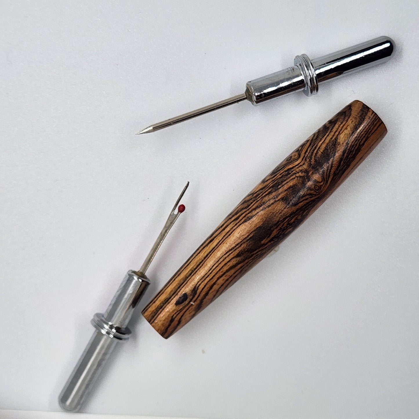 Seam Ripper Stiletto - Bocote w/ Chrome Finish