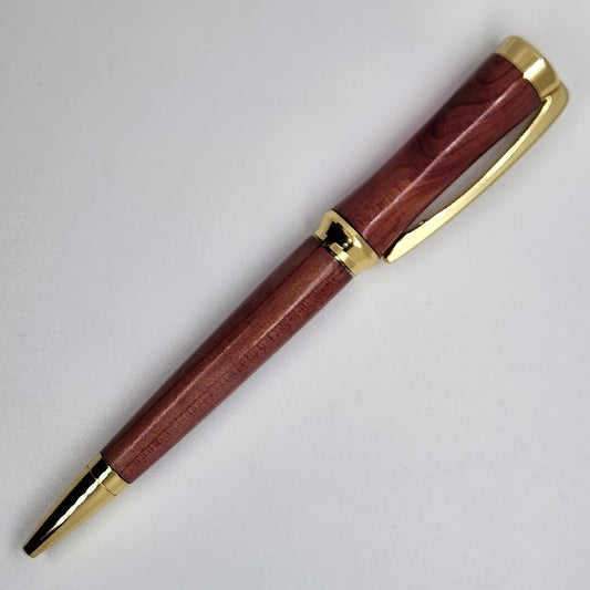 Concava Pen - Cedar Wood w/ Gold Finish