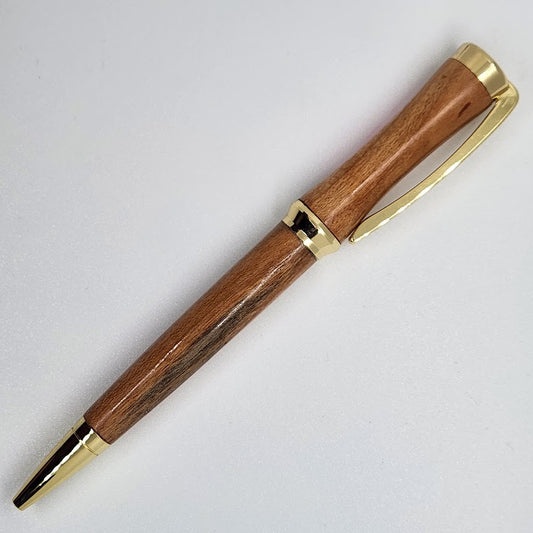 Concava Pen - Cherry Wood w/ Gold Finish