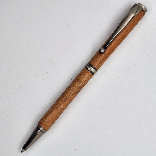 Slimline Pen - Cherry Wood w/ Satin Chrome Finish