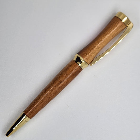 Concava Pen - Jobillo Wood w/ Gold Finish