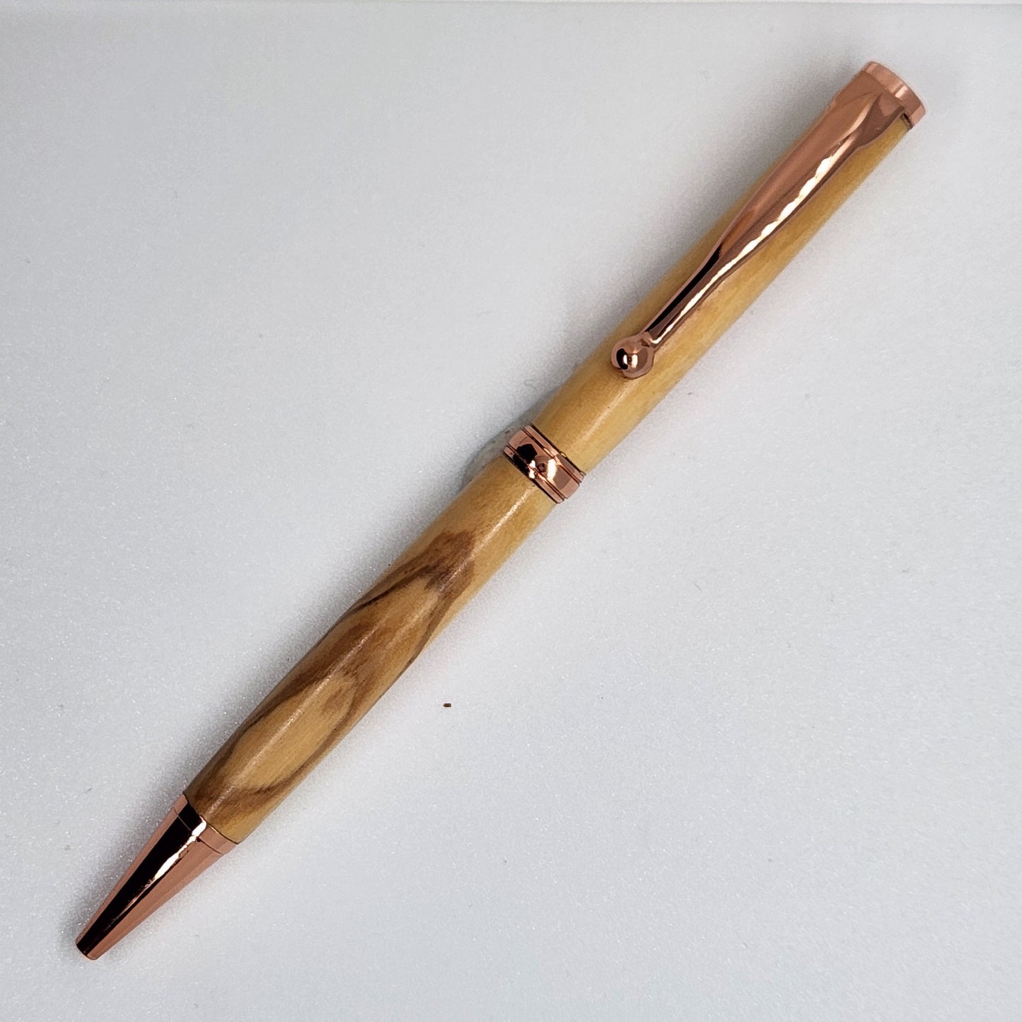 Slimline Pen - Olivewood w/ Rose Finish