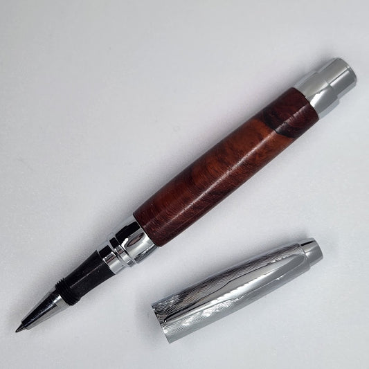 Rollerball Presimo Etched Pen - Padauk Wood