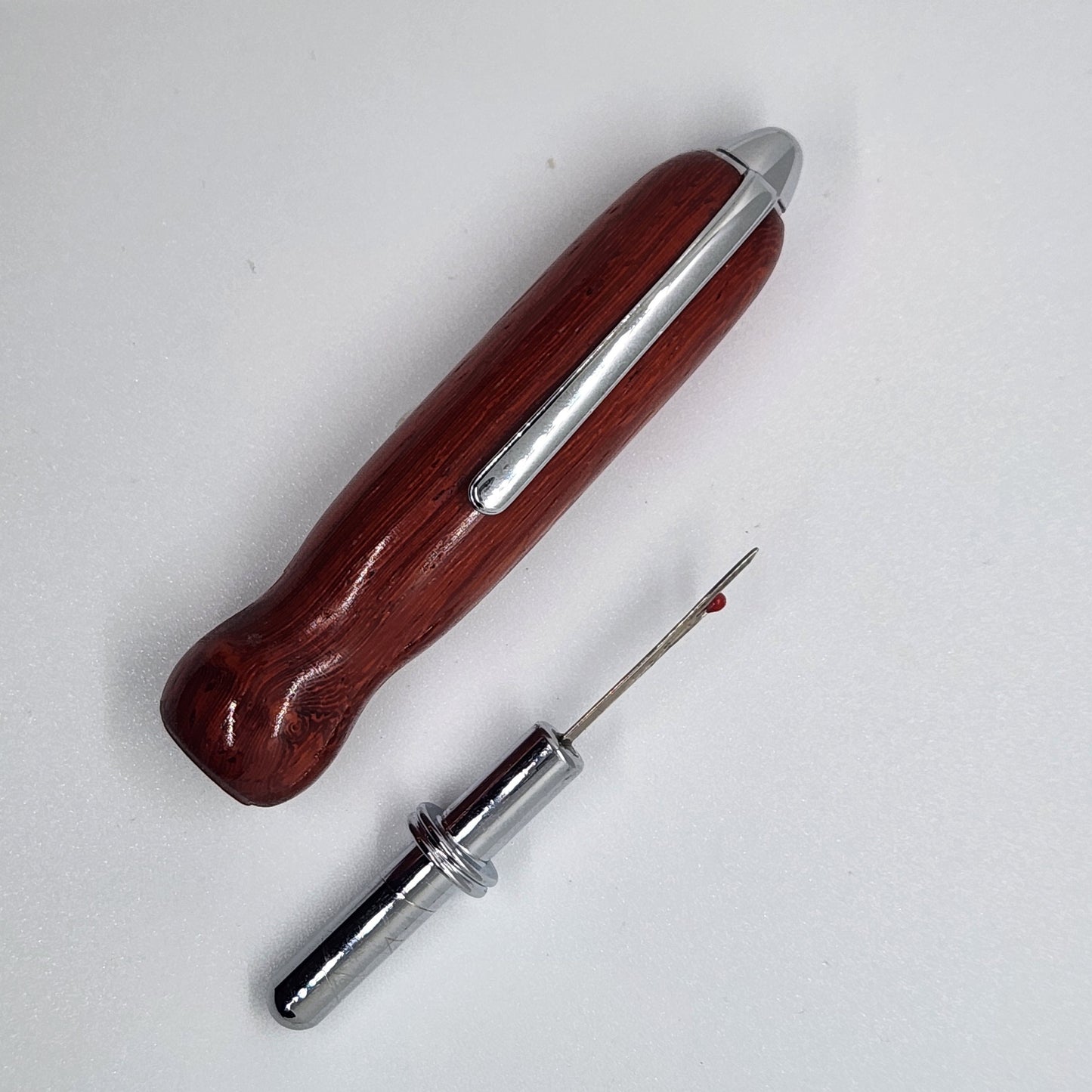 Seam Ripper - Paduak Wood w/ Chrome Finish