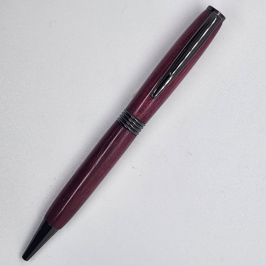 Trimline Pen - Purpleheart Wood w/ Gun Metal Finish