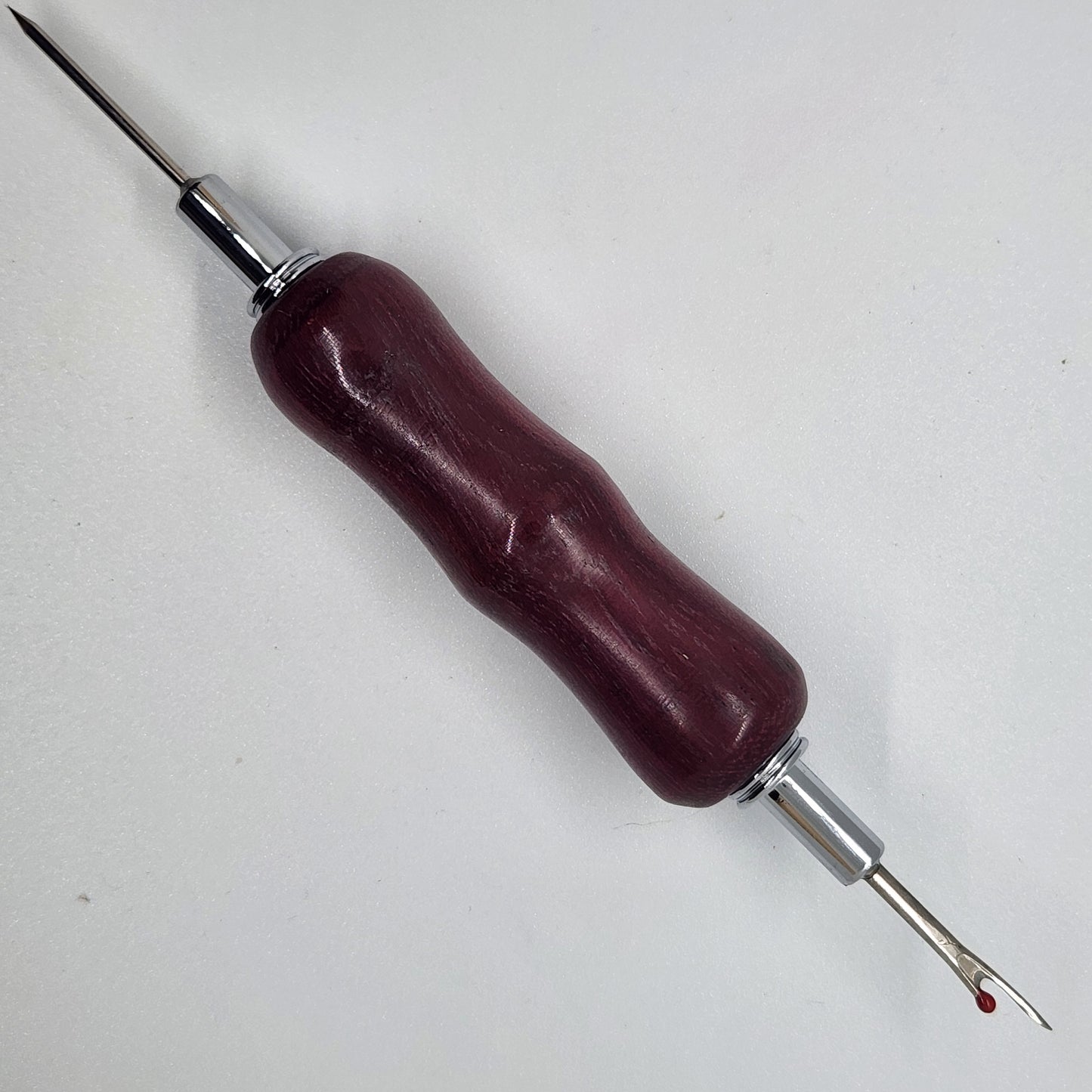 Seam Ripper Stiletto - Purpleheart w/ Chrome Finish
