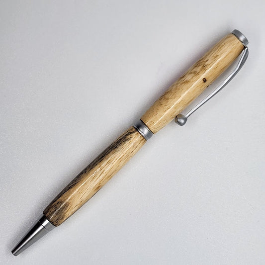 Slimline Pen - Tamarind Wood w/ Satin Chrome Finish