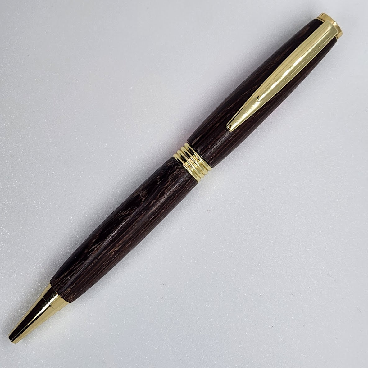 Trimline Pen - Wenge Wood w/ Gold Finish